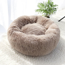 Load image into Gallery viewer, Luxury Fluffy Cat Bed - Coffee - JBCoolCats