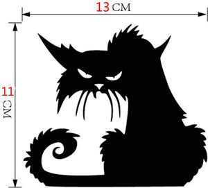 Spooky Black Cat Window Décor - Small Size- JBCoolCats