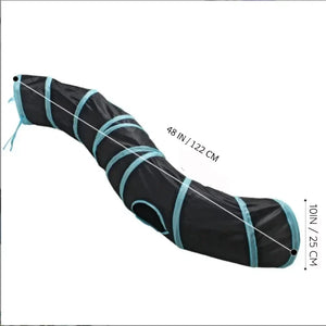 Slinky Whiskers Cat Tunnel - Size Chart - JBCoolCats