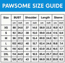 Load image into Gallery viewer, Whisker Waves Tee -Size  Chart - JBCoolCats