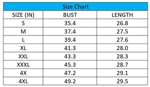 Peeking Cat 3D Long Sleeve T-Shirt - Size Chart - JBCoolCats
