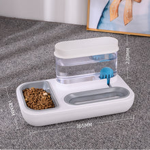 Load image into Gallery viewer, Slender Automatic Drinking Fountain with Food Bowl - Size - JBCoolCats