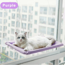 Load image into Gallery viewer, Cute Cat Hanging Window Bed - Purple - JBCoolCats