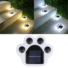 Load image into Gallery viewer, Cat Paw Solar Lawn Lights - Color Pptions- JBCoolCats
