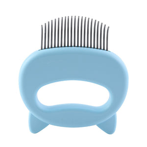 Cat Groomer/Hair Remover Comb - Blue Cat- JBCoolCats