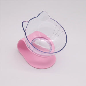 Cute Unique Cat Food Bowls - Pink Single - JBCoolCats