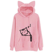 Load image into Gallery viewer, Your Sweet Kitty Hoodie - Pink - JBCoolCats