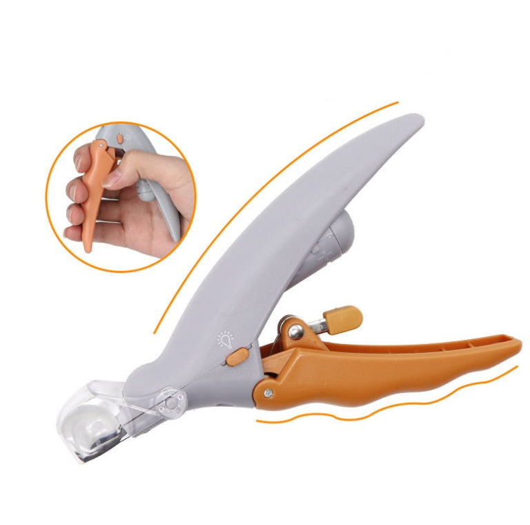 LED Lite Up Cat Nail Trimmer - Ergonomic Handles - JBCoolCats