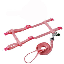 Load image into Gallery viewer, Nylon Cat Harness and Leash - Pink - JBCoolCats