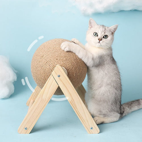 Sisal Cat Scratching Ball - Cat Toy - JBCoolCats