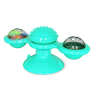 Interactive Cat Toy Groomer - Blue - JBCoolCats