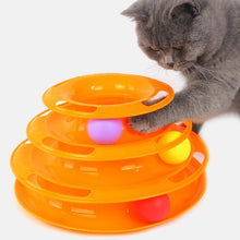 Load image into Gallery viewer, Cat Crazy Interactive Ball &amp; Disks - Cat Playing - JBCoolCats