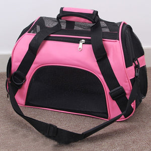 Breathable Cat Travel Carrier Bag - Pink - JBCoolCat
