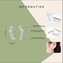 Load image into Gallery viewer, Trailing Cat Paw Footprint Earrings - Features - JBCoolCats