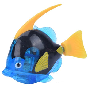 Robofish Battery-Powered Fish Cat Toy - Angelfish Dark Blue - JBCoolCats