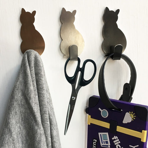 Adorable Self-Adhesive Cat Hooks - Accessory - JBCoolCats
