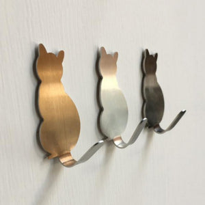 Adorable Self-Adhesive Cat Hooks - Alt View - JBCoolCats