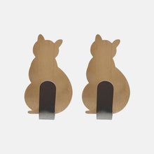 Load image into Gallery viewer, Adorable Self-Adhesive Cat Hooks - Gold - JBCoolCats