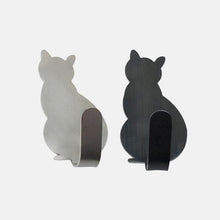 Load image into Gallery viewer, Adorable Self-Adhesive Cat Hooks - Silver and Black - JBCoolCats