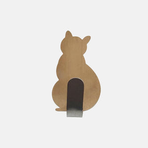 Adorable Self-Adhesive Cat Hooks - Gold Single - JBCoolCats