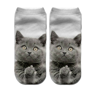 3D Funny Cute Cartoon Kitten Socks - Clothing - JBCoolCats