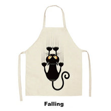 Load image into Gallery viewer, Cute Cartoon Cat Apron - Falling - JBCoolCats