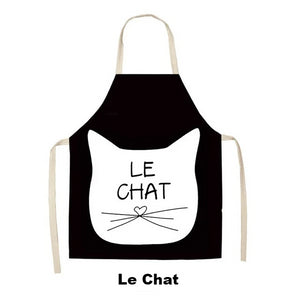 Cute Cartoon Cat Apron - Le Chat - JBCoolCats