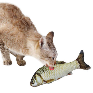 Plush Fish Catnip Toy - Cat Toys - JBCoolCats