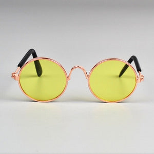 Funny Cat Sunglasses - Yellow - JBCoolCats