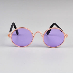 Funny Cat Sunglasses - Purple - JBCoolCats