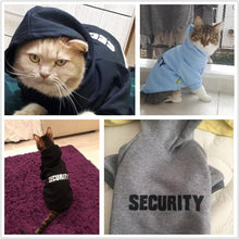 Load image into Gallery viewer, Security Cat Hoodie for Halloween - Features - JBCoolCats
