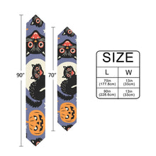 Load image into Gallery viewer, Spooky Cats &amp; Pumpkins Table Runner - Size Chart - JBCoolCats