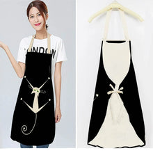 Load image into Gallery viewer, Cute Cartoon Cat Apron - Back View - JBCoolCats