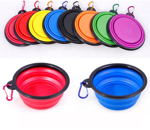 Collapsible Silicone Pet Water Bowl - Accessories - JBCoolCats