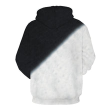 Load image into Gallery viewer, Black and White Cat Hoodies - Back - JBCoolCats