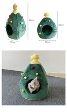 Load image into Gallery viewer, Cat Christmas Tree Bed - Size - JBCoolCats