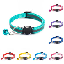 Load image into Gallery viewer, Colorful Nylon Reflective Cat Collar - Accessory - JBCoolCats