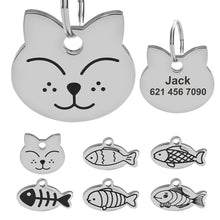 Load image into Gallery viewer, Personalized Cat Collar ID Pendants - Accessory - JBCoolCats