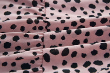 Load image into Gallery viewer, Casual Leopard Ruffle Mini Dress - Pink Pattern - JBCoolCats