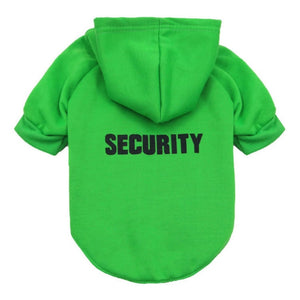 Security Cat Hoodie for Halloween - Green - JBCoolCats
