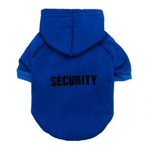 Security Cat Hoodie for Halloween - Blue - JBCoolCats