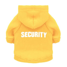 Load image into Gallery viewer, Security Cat Hoodie for Halloween - Yellow - JBCoolCats