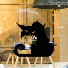 Load image into Gallery viewer, Spooky Black Cat Window Décor - Halloween - JBCoolCats