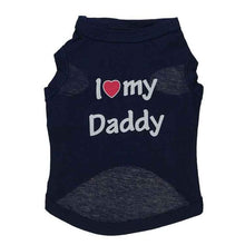 Load image into Gallery viewer, Show Their Love Cat Vest - Black Daddy - JBCoolCats