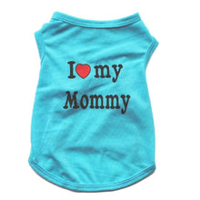 Load image into Gallery viewer, Show Their Love Cat Vest - Turquoise Mommy - JBCoolCats