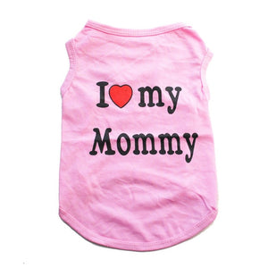 Show Their Love Cat Vest - Pink Mommy - JBCoolCats