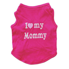 Load image into Gallery viewer, Show Their Love Cat Vest - Hot Pink Mommy - JBCoolCats