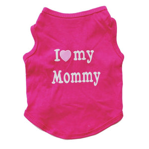Show Their Love Cat Vest - Hot Pink Mommy - JBCoolCats