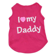 Load image into Gallery viewer, Show Their Love Cat Vest - Hot Pink Daddy - JBCoolCats