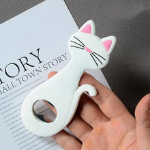 Load image into Gallery viewer, Cute Cartoon Cat Bottle Opener - White Kitty - JBCoolCats